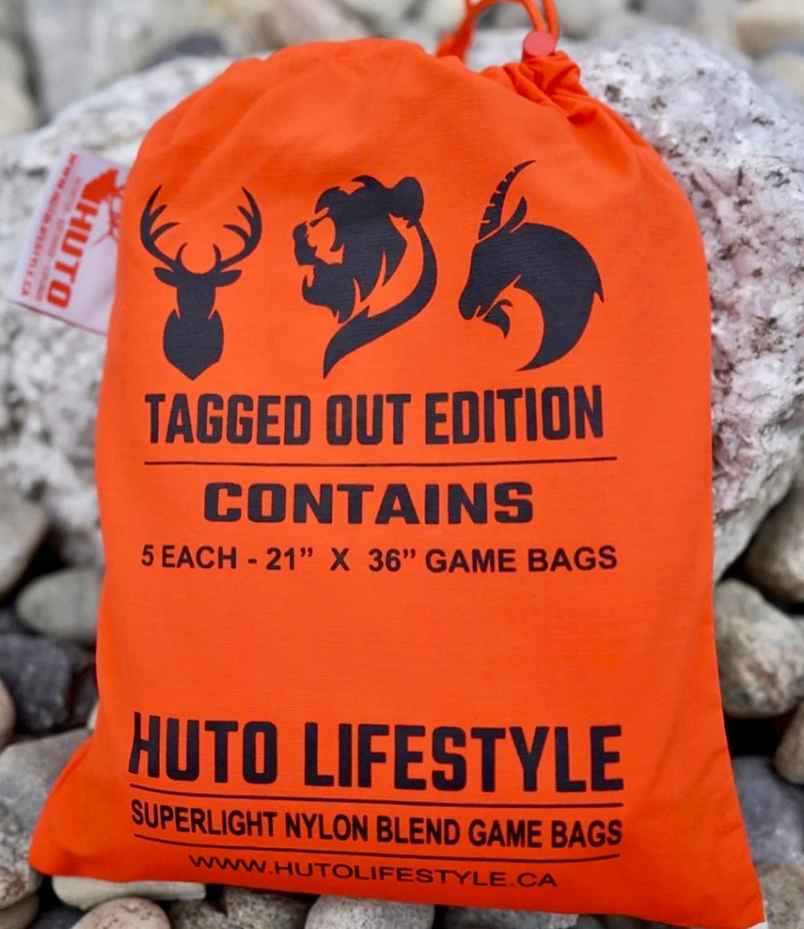 HUTO Tagged Out Game Bags